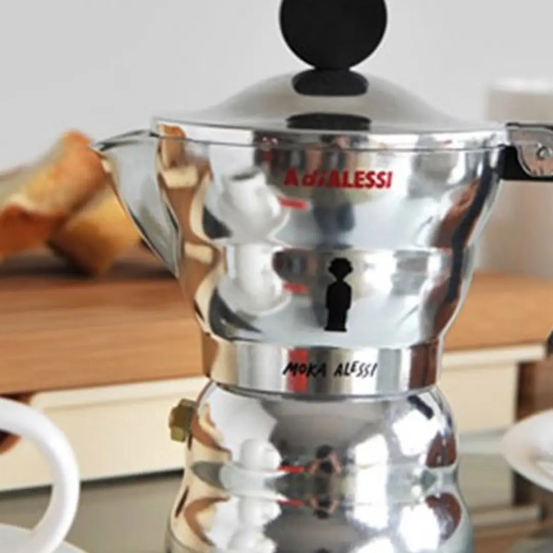 Alessi Percolator AAM33/3 - 3 Koppen - Zilver - afbeelding 4 van 6
