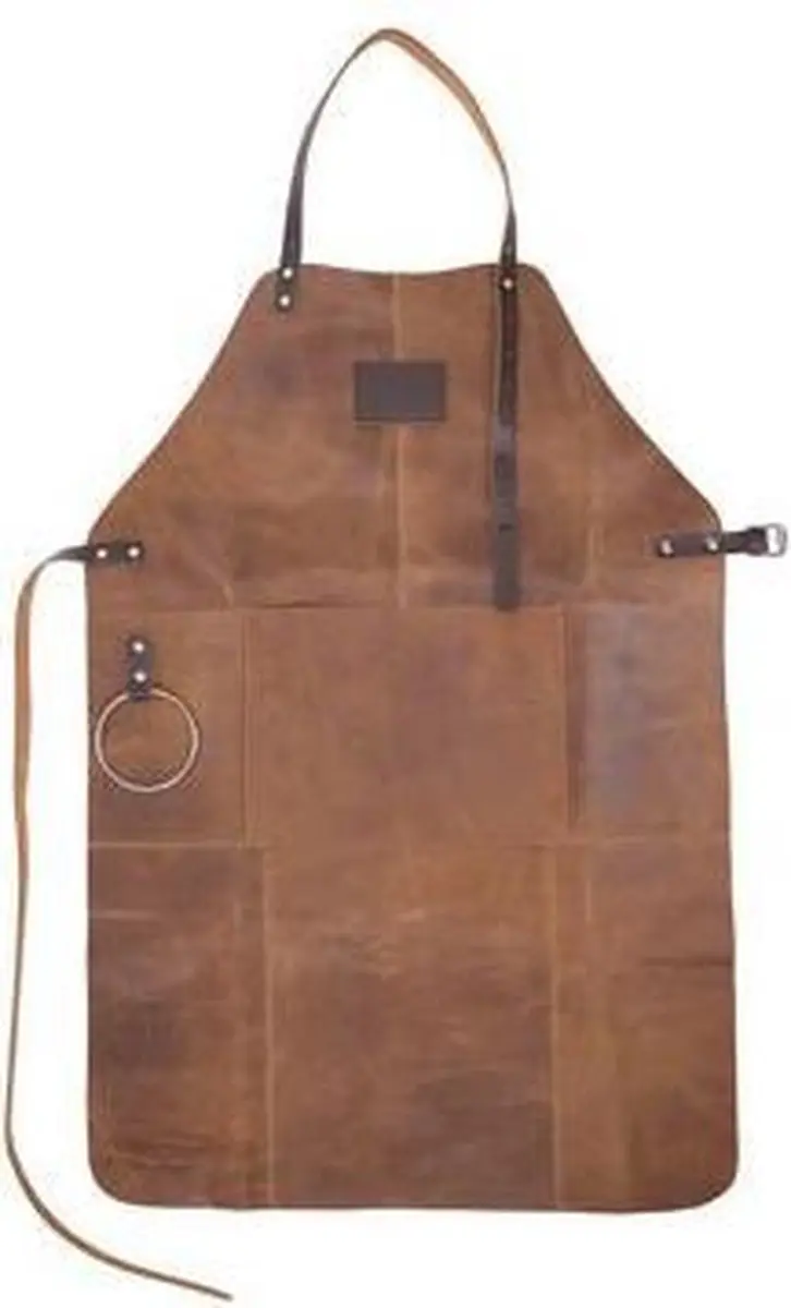 Cosy&Trendy Barbecue Schort - Leer Cognac