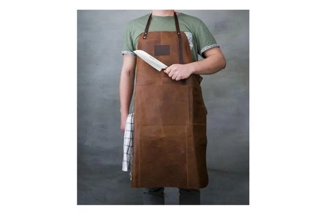 Cosy&Trendy Barbecue Schort - Leer Cognac