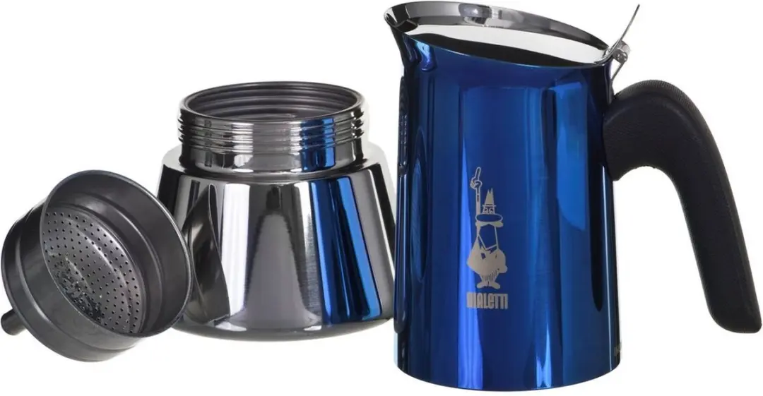 Bialetti Venus 0007275 Percolator 6 Koppen - Inductie - 235ml - Blauw
