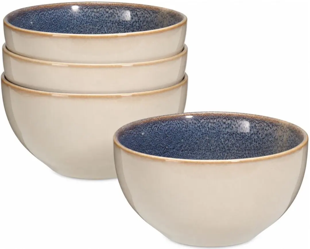 Excellent Houseware Kenji Snackschaaltjes - 4 Stuks - Blauw
