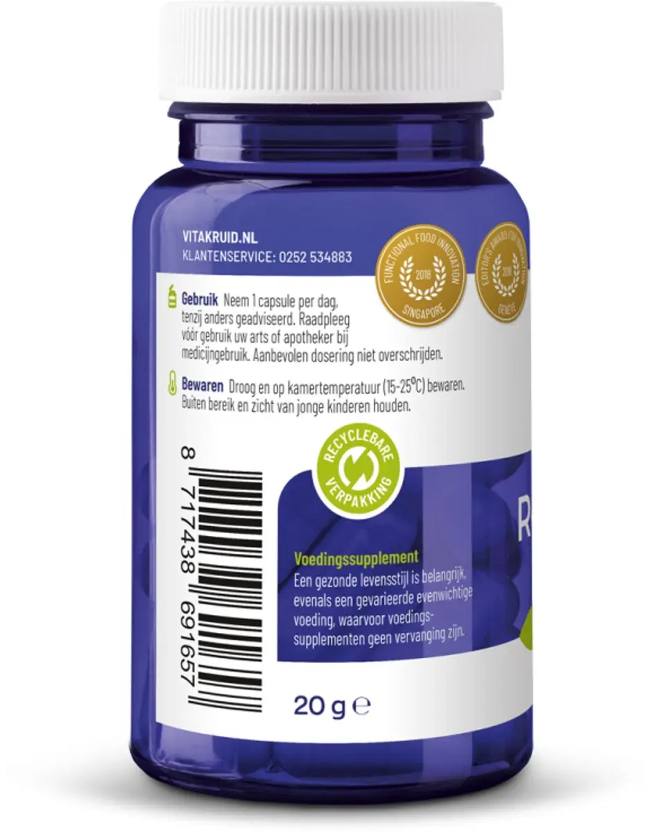 VitaKruid Resveratrol 200mg - 60 Vcaps