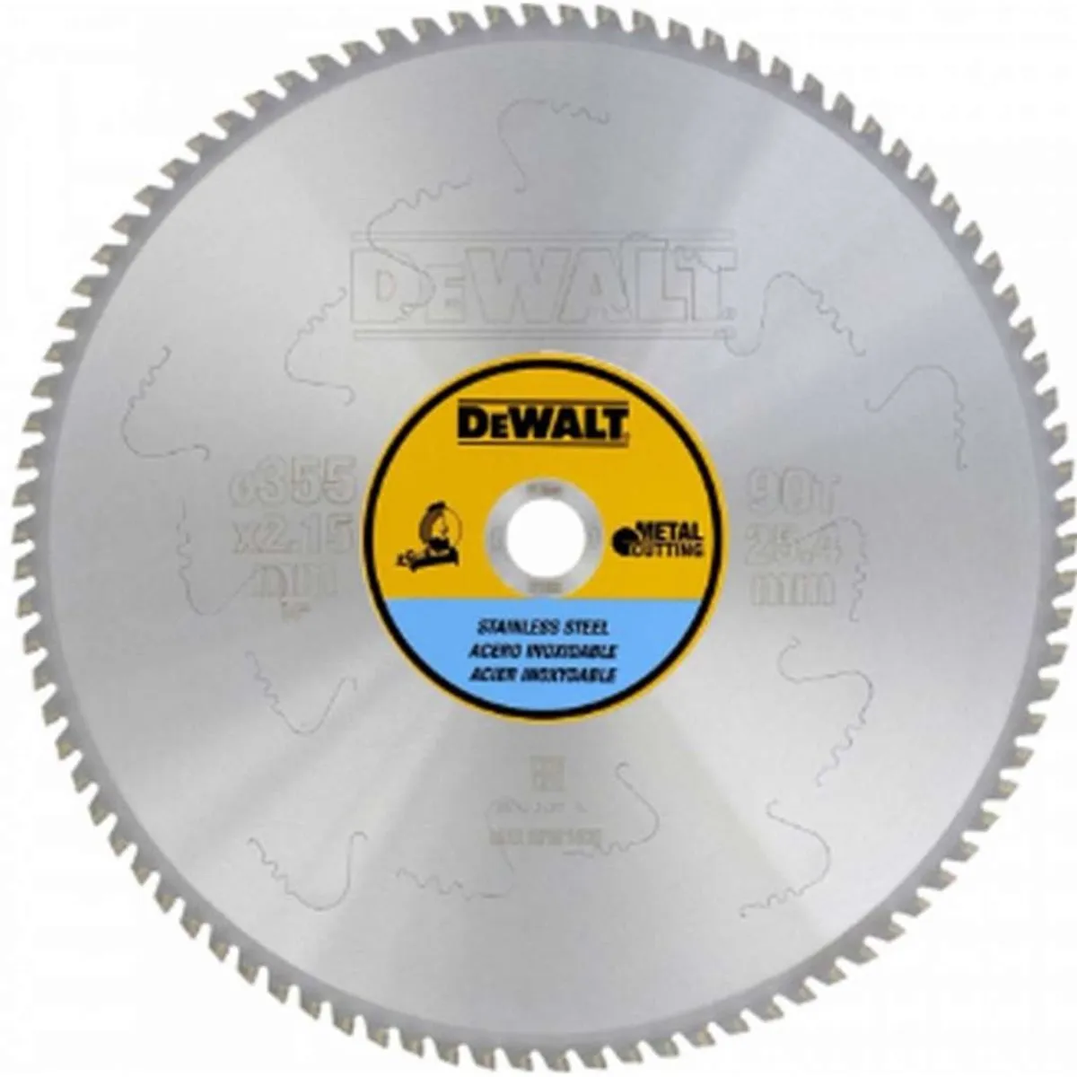 DeWalt Zaagblad Rvs 355x25,4mm 70 Tanden DT1921