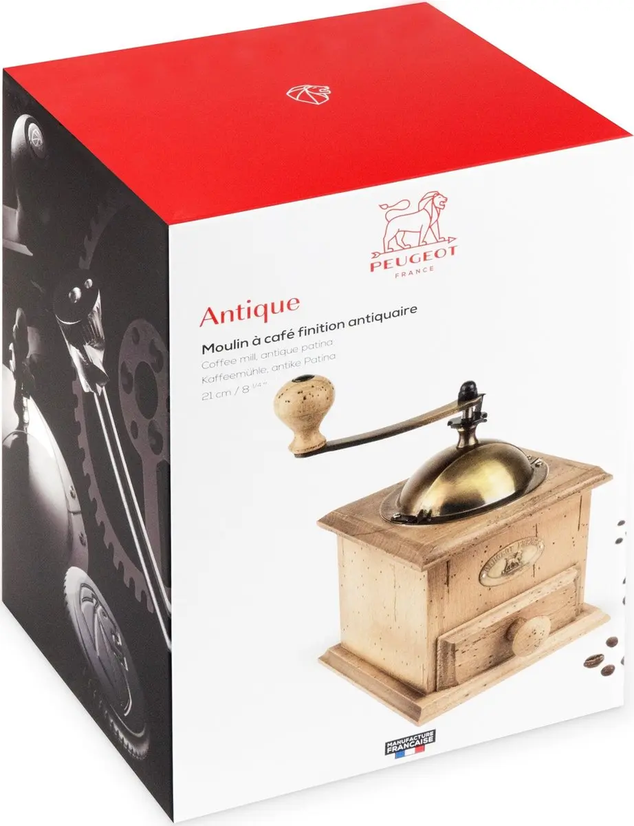 Peugeot Antique Koffiemolen 21cm - Beukenhout