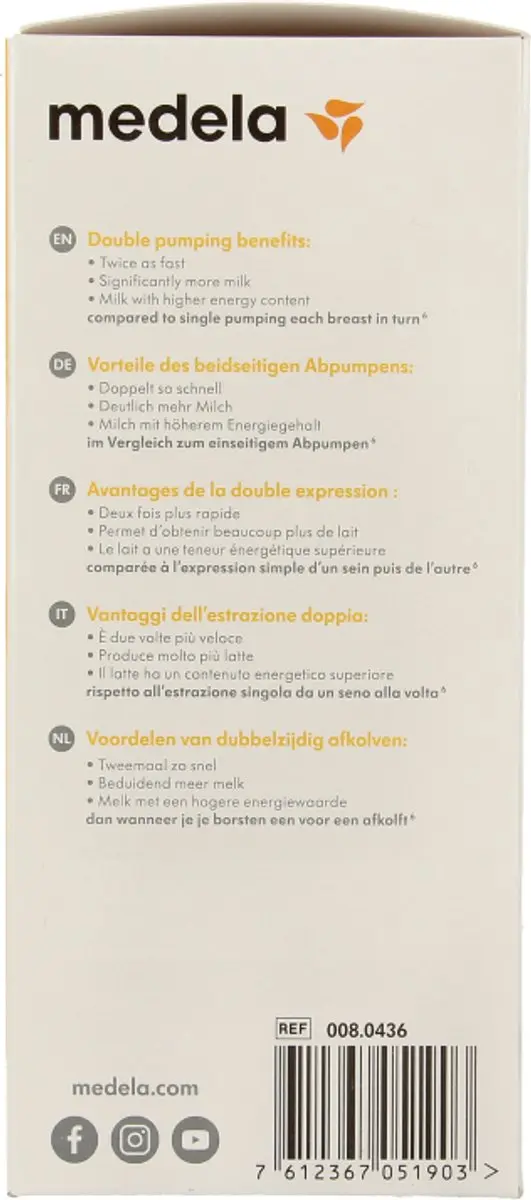 Medela Symphony Afkolfset Dubbel L