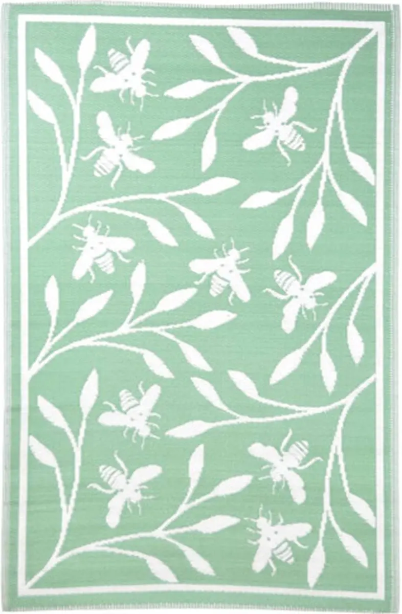 Esschert Design Buitenkleed Bijenprint 182x122cm
