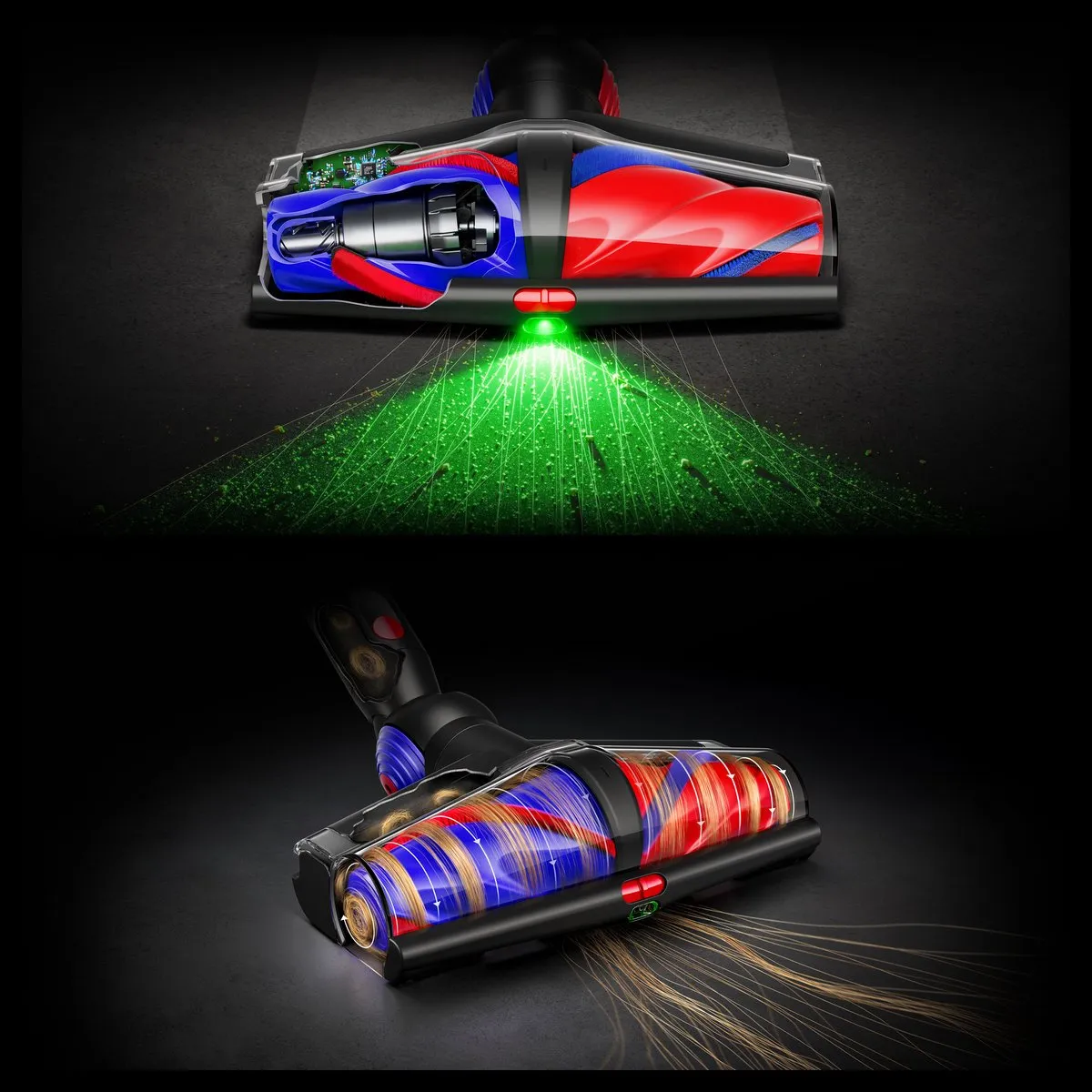 Dyson V16 Piston Animal Submarine - 315 Air Watts - Zwart/Geel