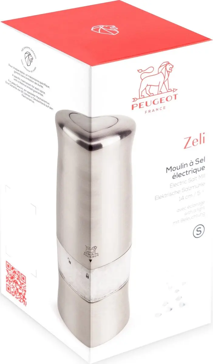 Peugeot Zeli Elektrische Zoutmolen 24086 - RVS