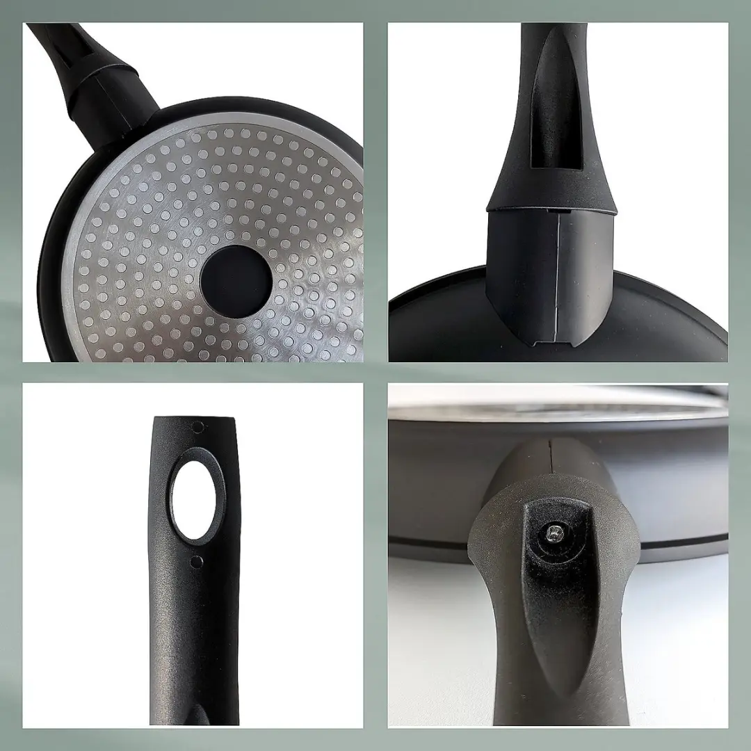 Kela Atura Koekenpan 32cm - Gegoten Aluminium - Zwart - afbeelding 3 van 4