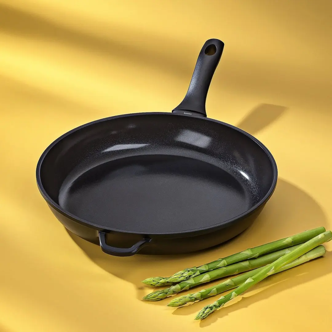Kela Atura Koekenpan 32cm - Gegoten Aluminium - Zwart - afbeelding 2 van 4