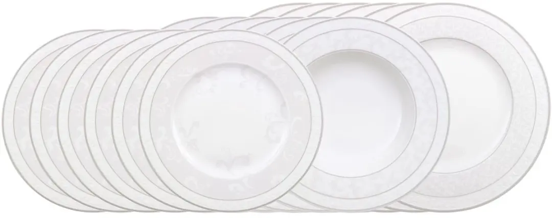 Villeroy & Boch Gray Pearl Teller-Set 18-delig
