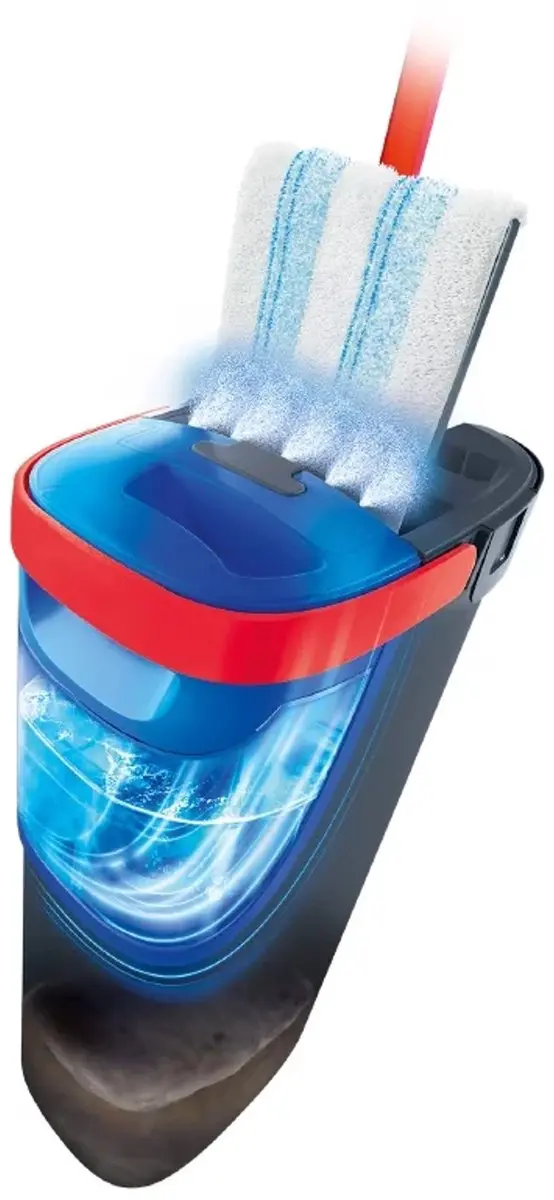 Vileda H2Pro Flatmop Systeem - 2 Navullingen - 2 Microvezelopzetstukken