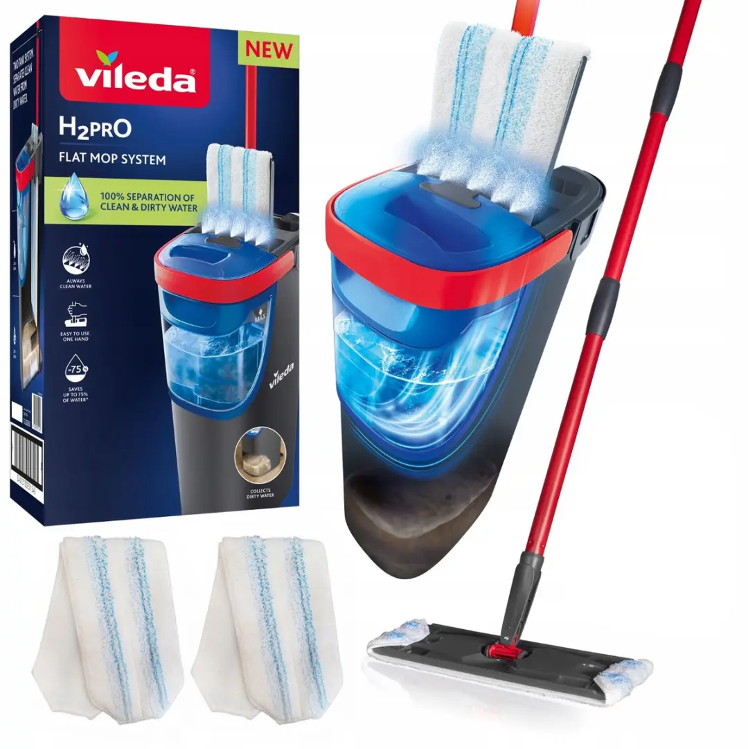 Vileda H2Pro Flatmop Systeem