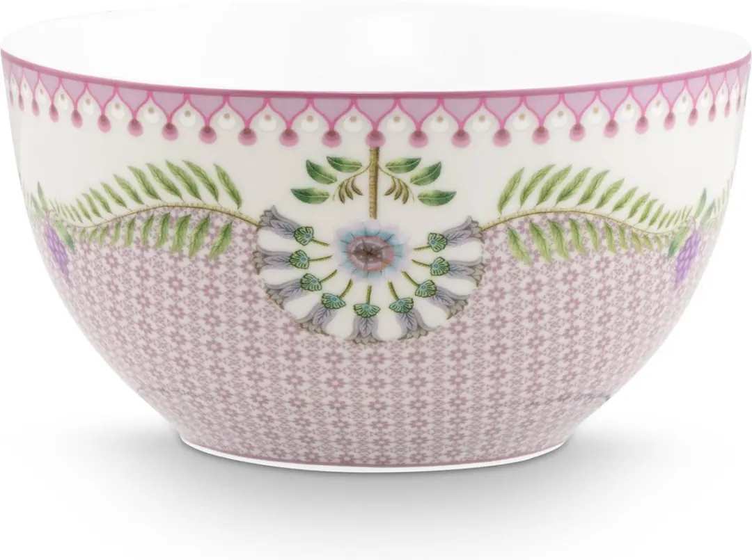 Pip Studio Lily & Lotus Kom 15cm - Porselein - Lila