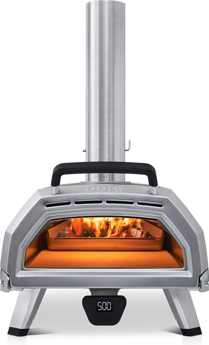Ooni Karu 16 SuperSet Houtskoolpizzaoven - Zilver/Zwart