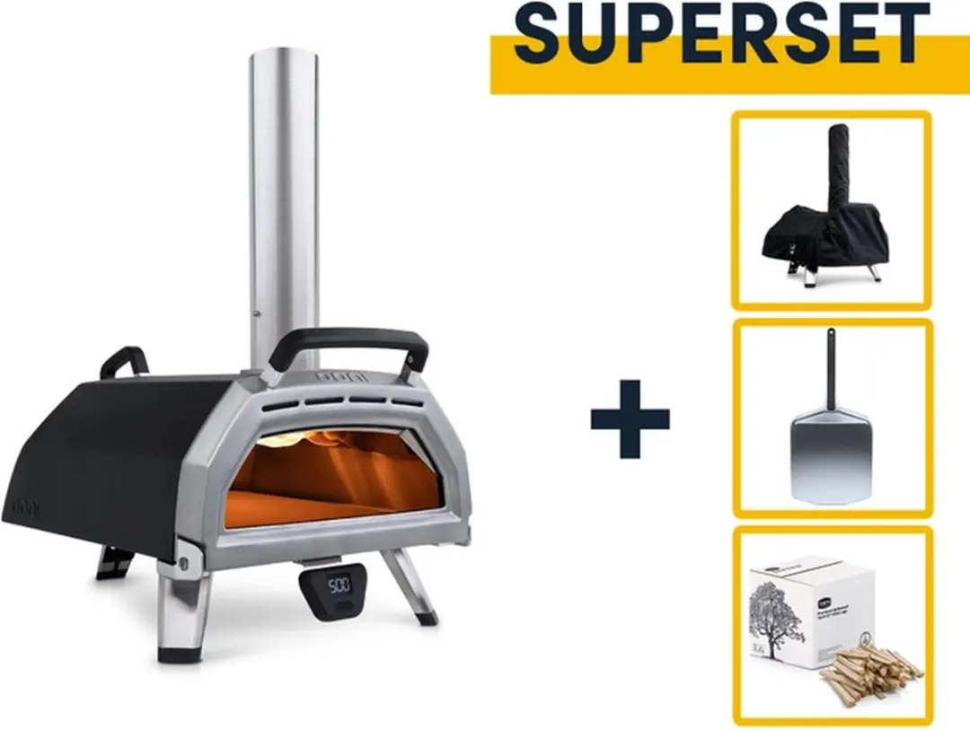 Ooni Karu 16 SuperSet Houtskoolpizzaoven