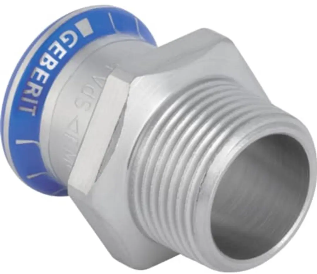 Geberit Mapress RVS Overgang Buitendraad 31716