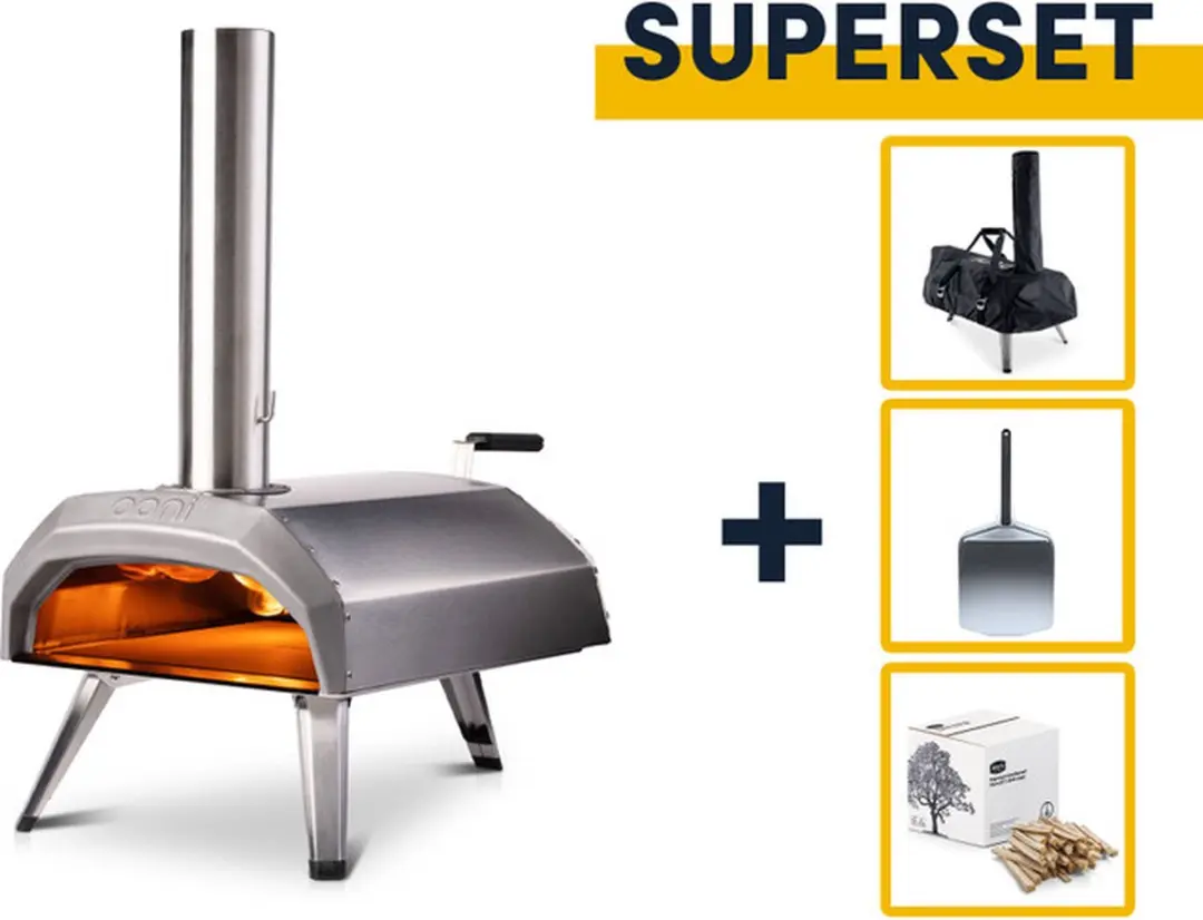 Ooni Karu 12 SuperSet Pizzaoven - 33cm - RVS