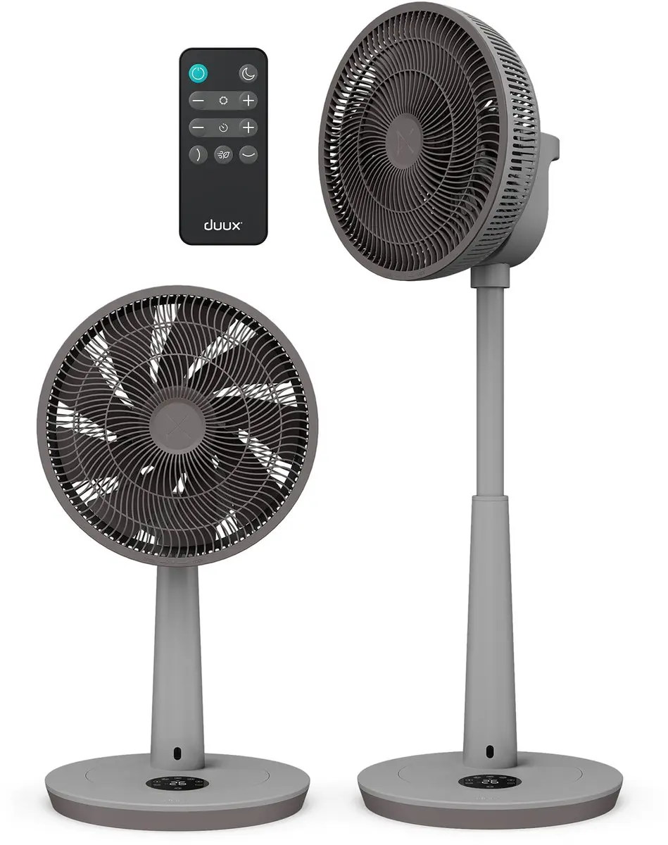Duux Whisper 3 DXCF220 Statiefventilator - 19W - Grijs