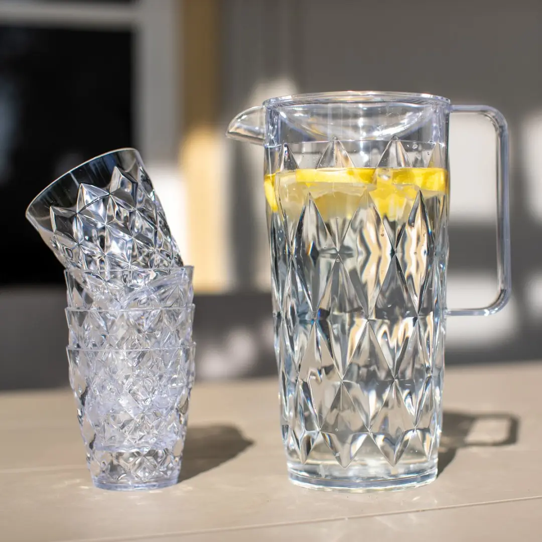 Koziol Crystal Karaf 1,6L - 5 Stuks