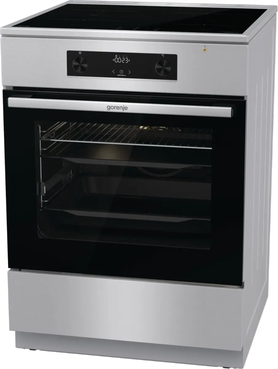 Gorenje GEIT6C60XPG Inductiefornuis 7,6kW - 4 Zones - 1 Oven