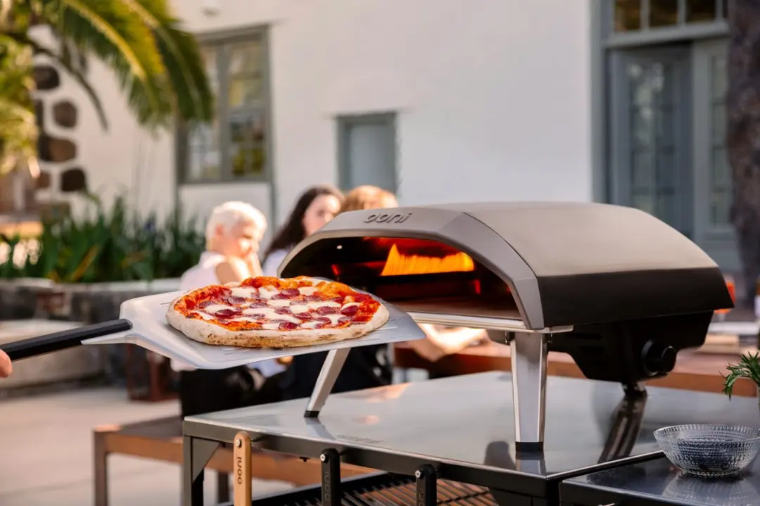 Ooni Koda Gas Pizza Oven 34cm - Zwart/Zilver