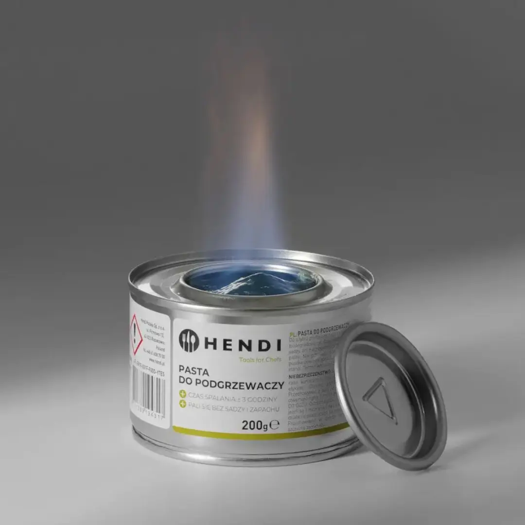 Hendi Bio Ethanol Pastaverwarming 200g - 3 Uur - Set van 6
