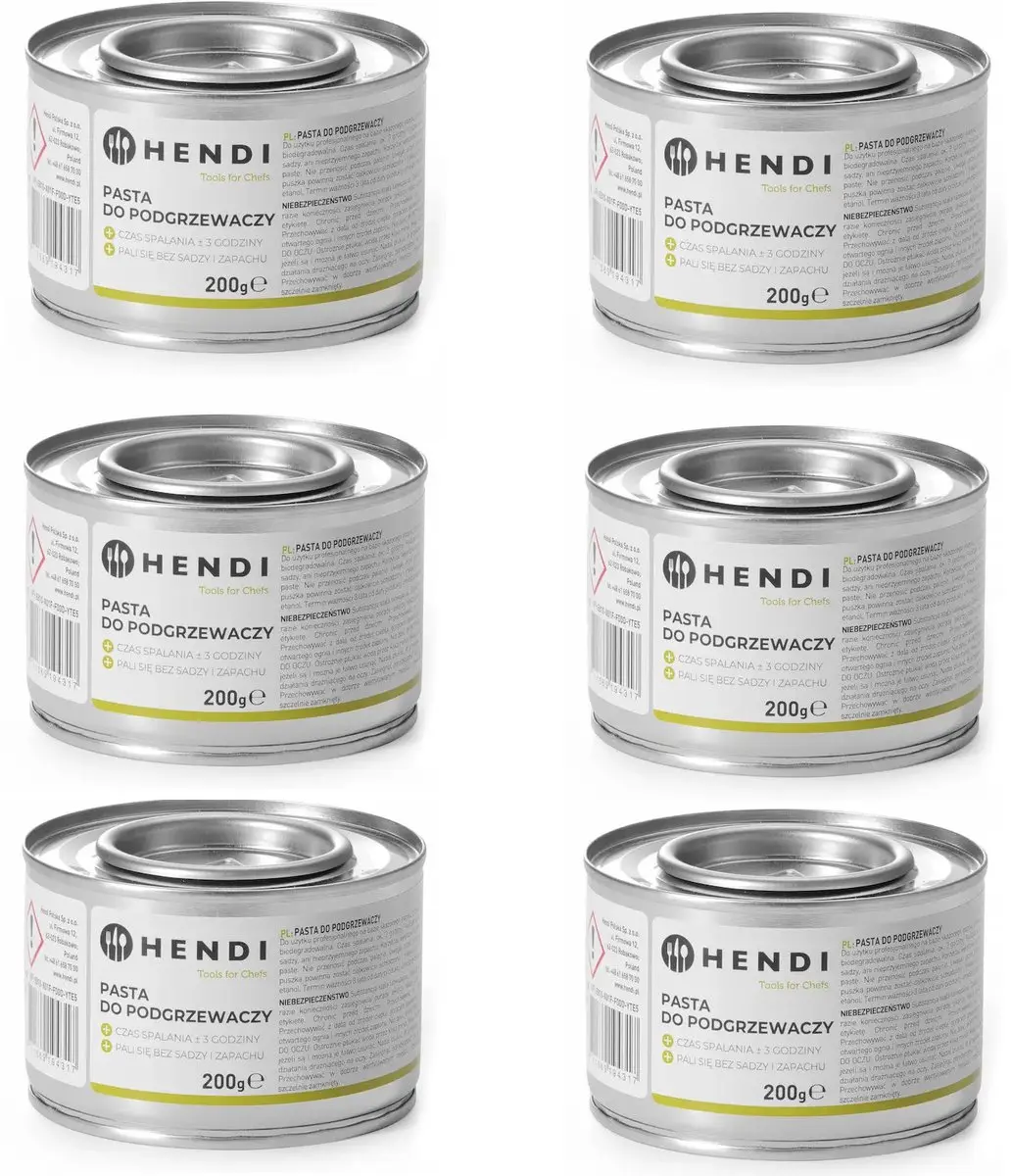 Hendi Bio Ethanol Pastaverwarming 200g