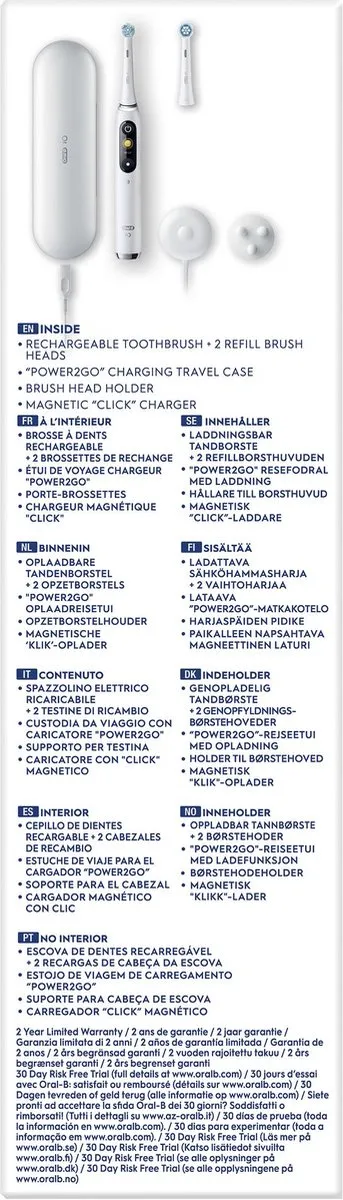 Oral-B iO 9S Tandenborstel - Wit - afbeelding 6 van 6