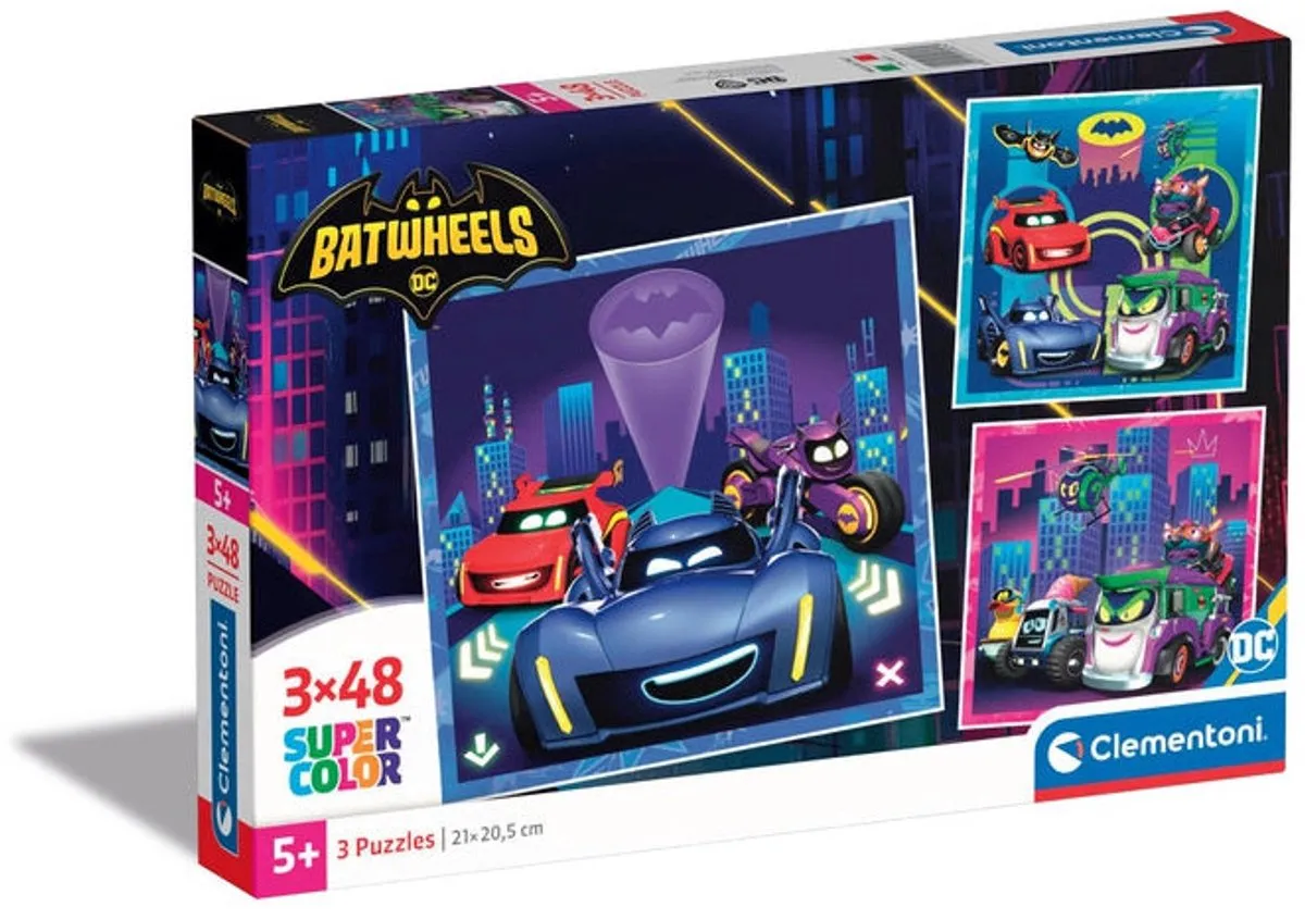 Clementoni Batwheels Puzzel 348 Stuks - Multicolor - afbeelding 4 van 6