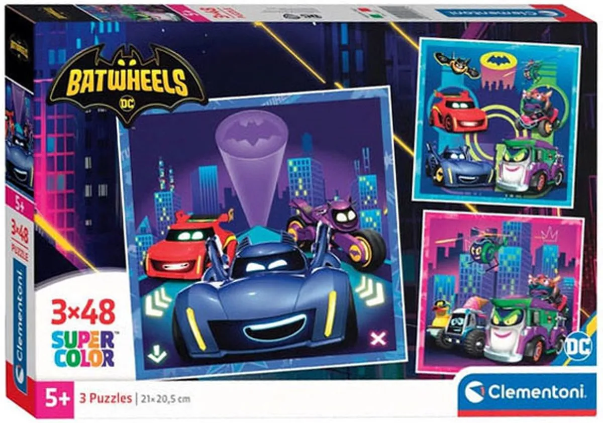 Clementoni Batwheels Puzzel 348 Stuks