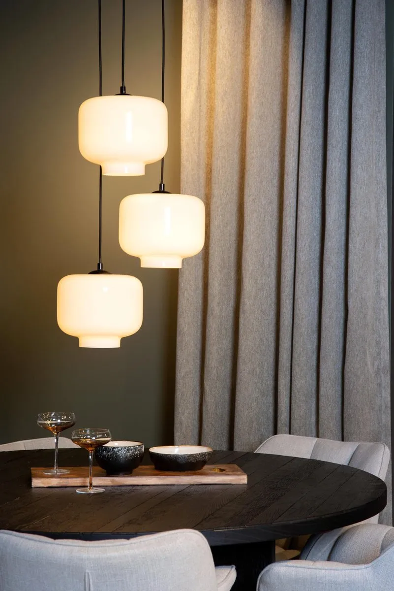 Lucide Medine Hanglamp Ø46cm - 3xE27 Opaal