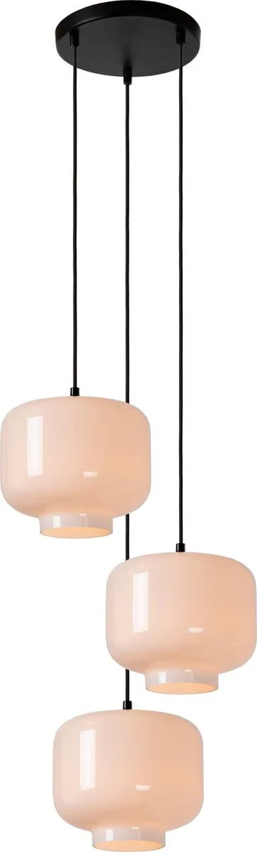 Lucide Medine Hanglamp Ø46cm - 3xE27 Opaal
