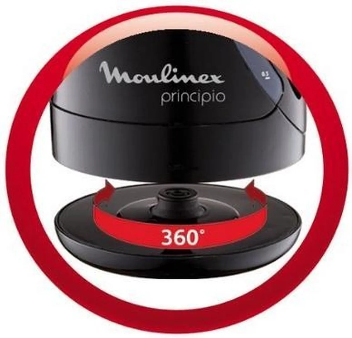 Moulinex Principio BY1078 Waterkoker 1,2L - Zwart