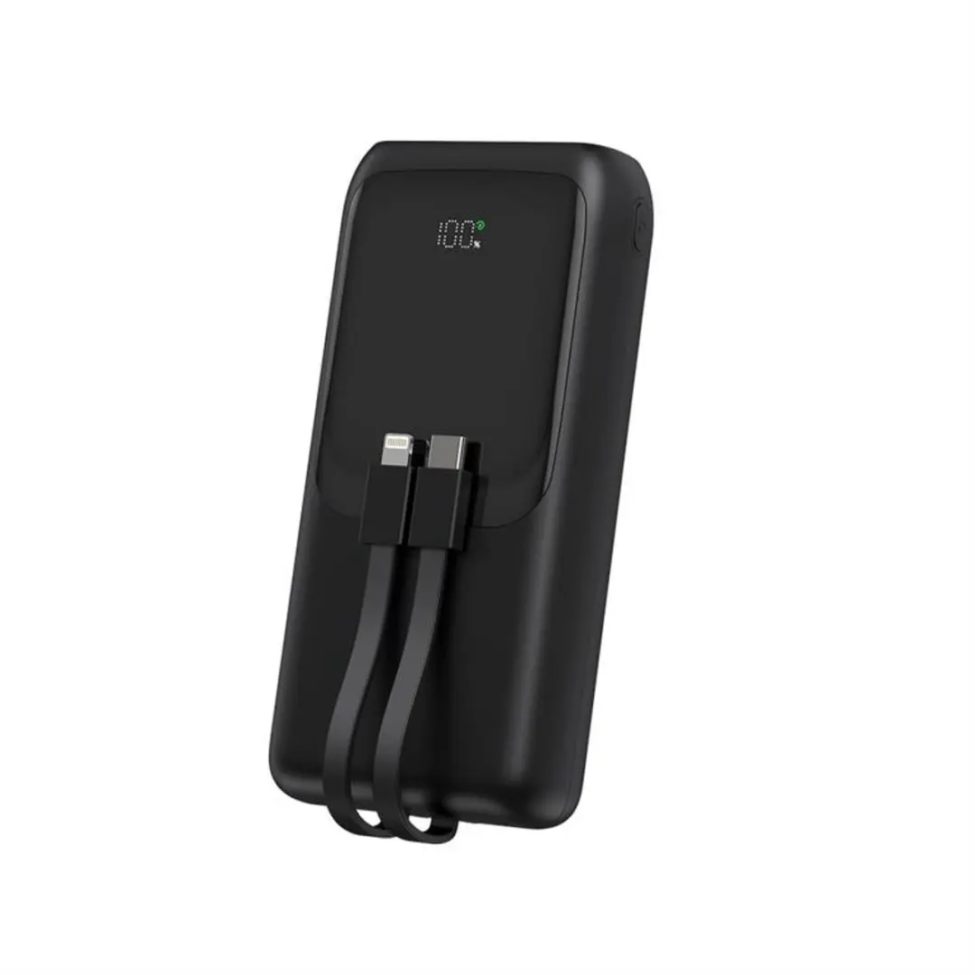 Gembird Powerbank 20000mAh - 20W - USB-C/QC3.0 - Zwart