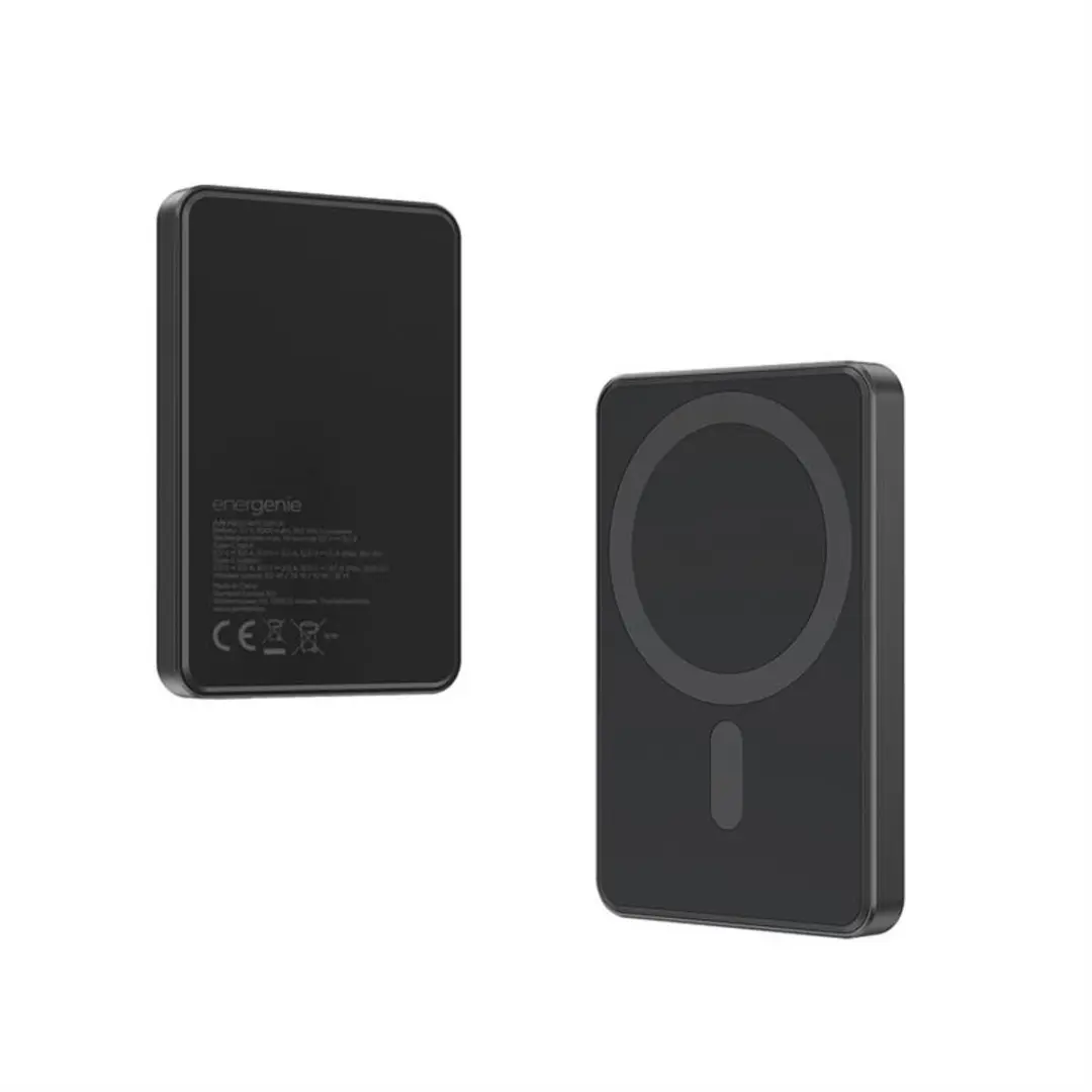 Gembird Powerbank 5000mAh 15W - MagSafe - Zwart - afbeelding 6 van 6