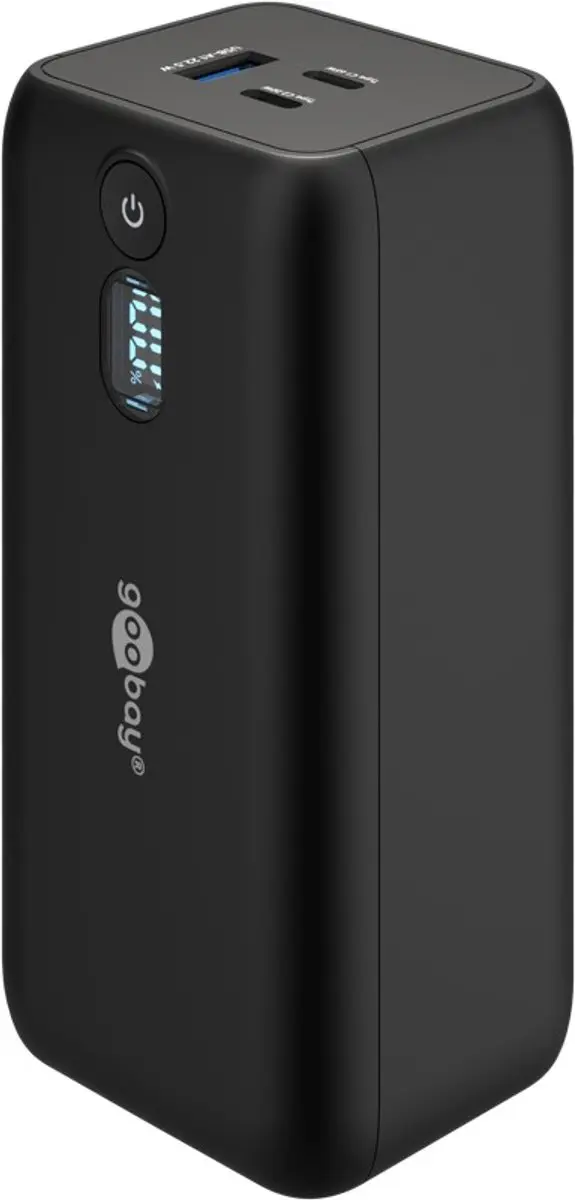 Goobay Laptop Power Bank 20000mAh - 65W - 3x USB