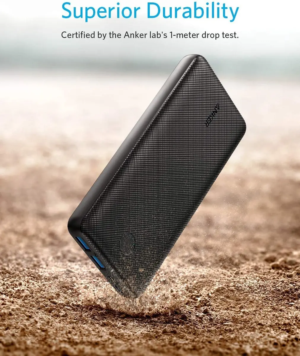 Anker PowerCore II 20000 Powerbank 20000mAh - 2x USB - Zwart