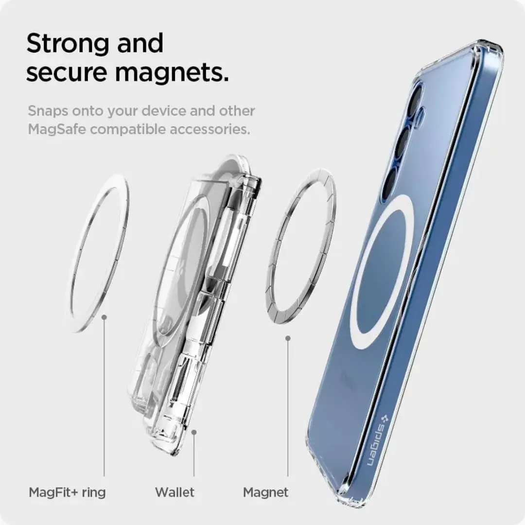 Spigen Ultra Hybrid Kaarthouder - 3 Stuks - Transparant