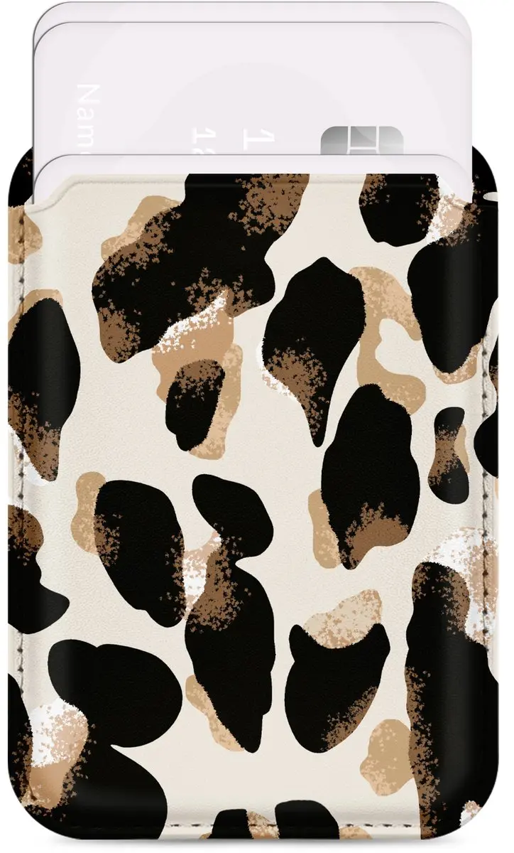 Mio Card Holder MIOCHMCLEO Magnetische Kaarthouder - 3 Pasjes - Leopard