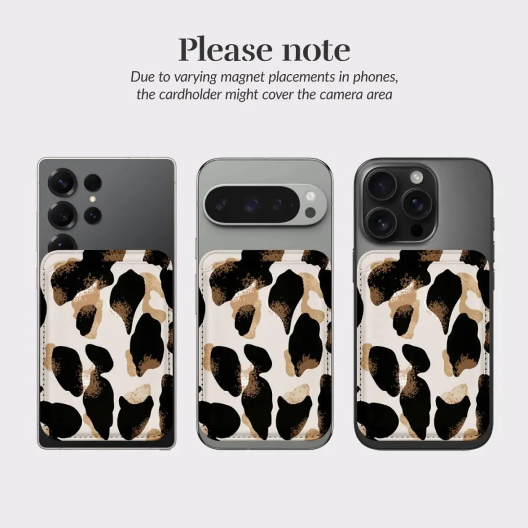 Mio Card Holder MIOCHMCLEO Magnetische Kaarthouder - 3 Pasjes - Leopard