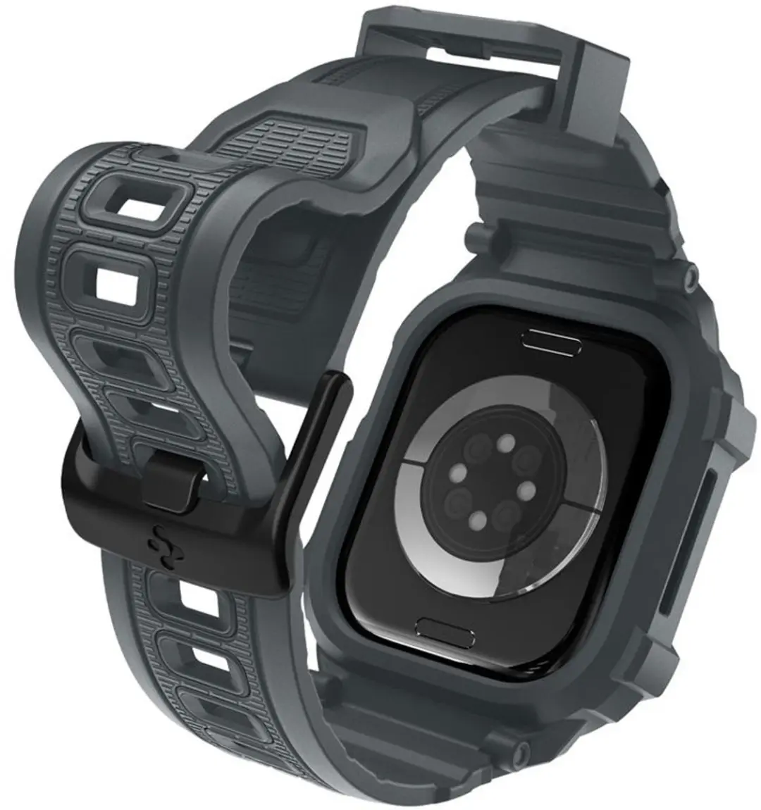 Spigen Rugged Armor Pro 2 Hoesje Apple Watch 11 46mm - Donkergrijs