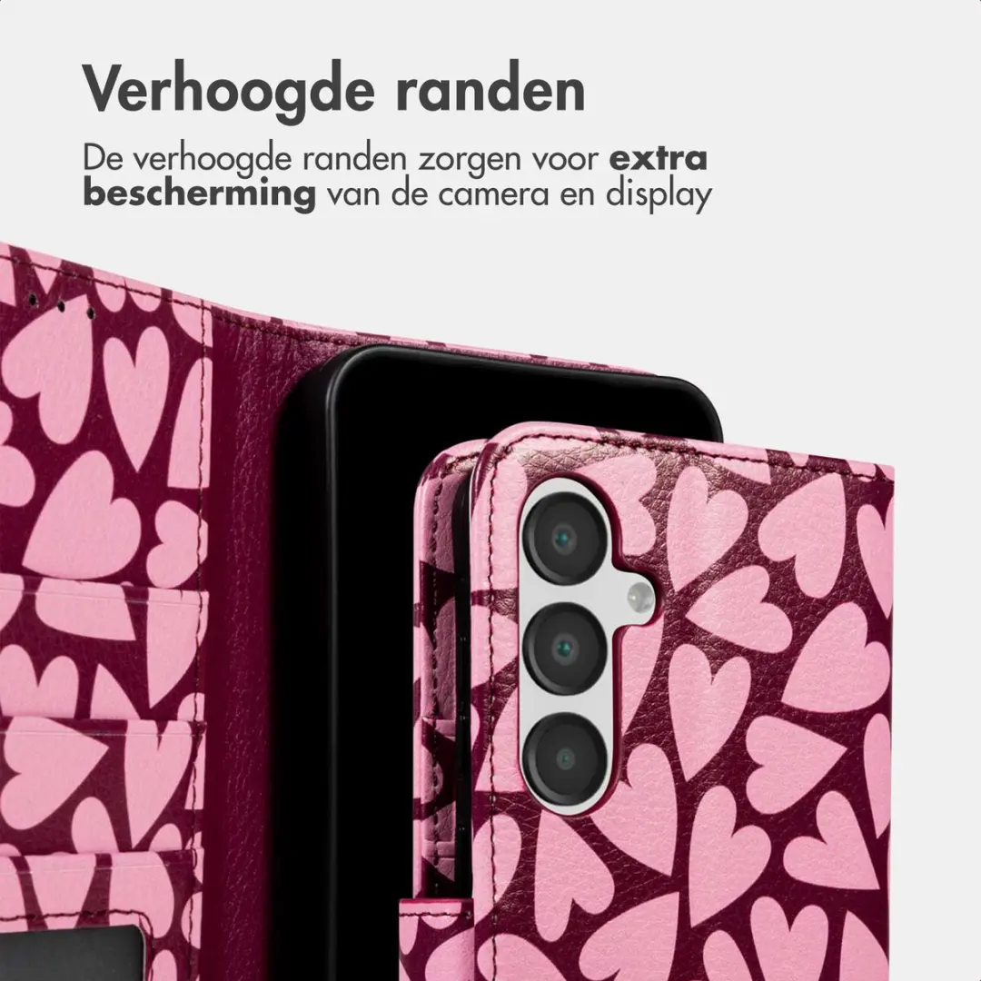 Imoshion Galaxy A55 Hoesje 3 Pasjes - Hearty Blush