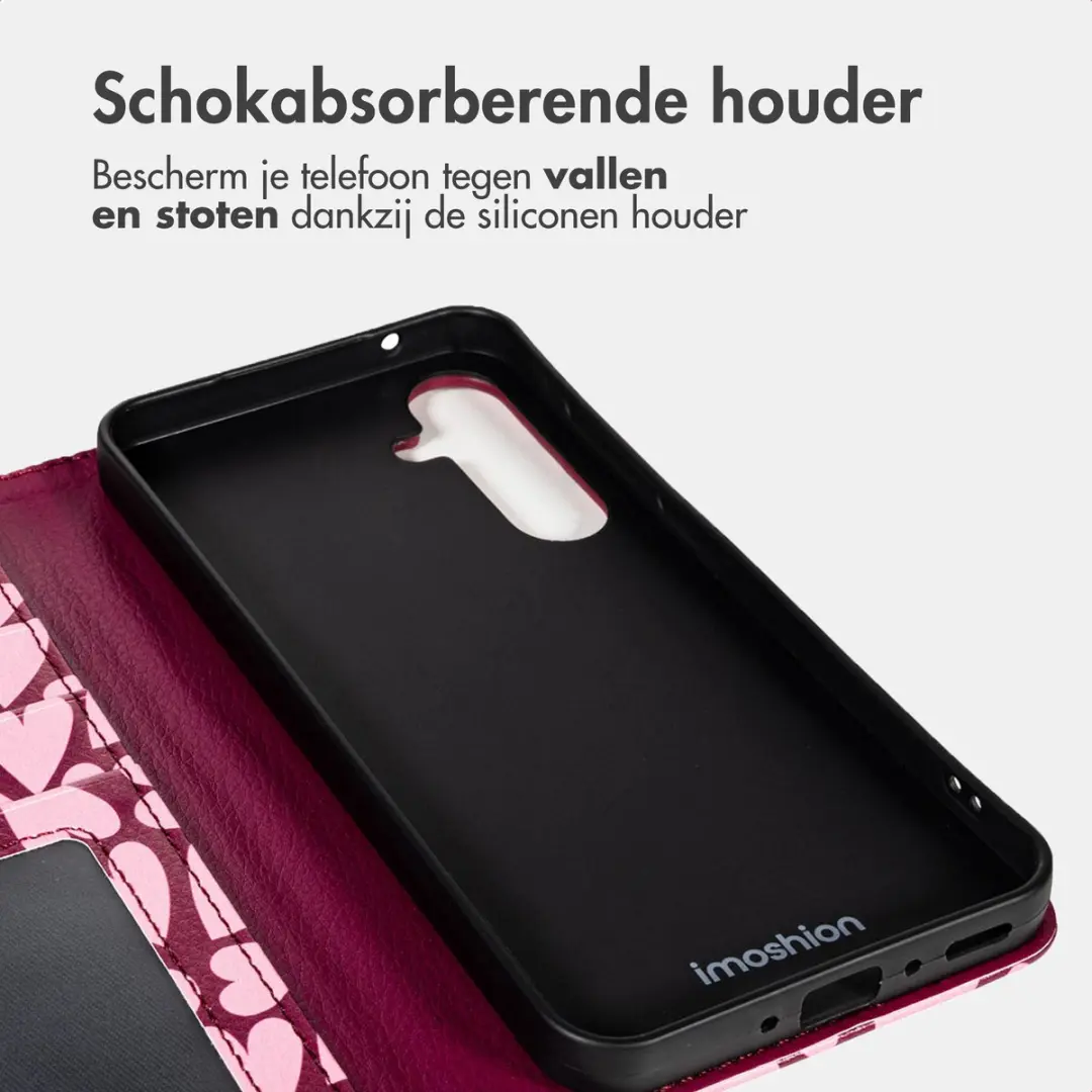 Imoshion Galaxy A55 Hoesje 3 Pasjes - Hearty Blush