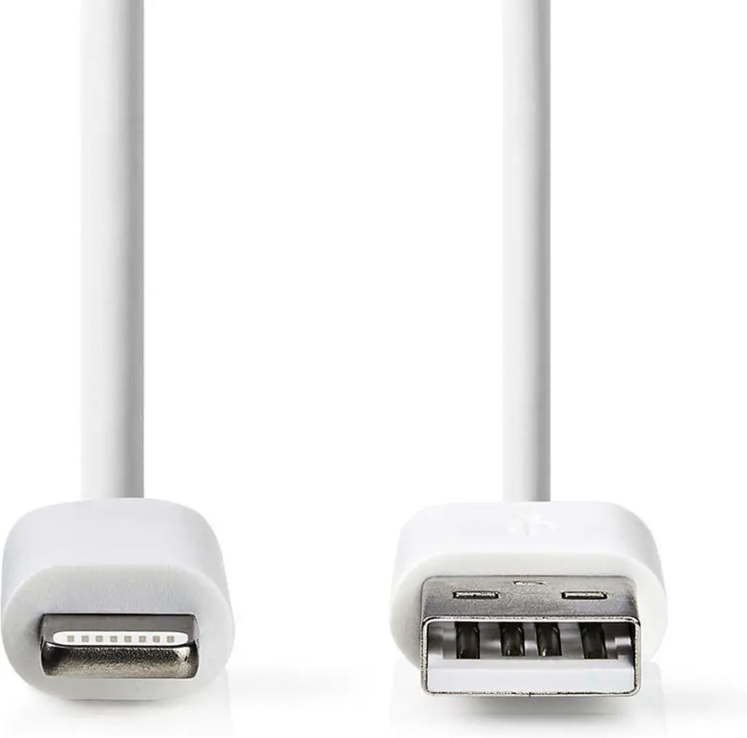 Nedis CCGP39300WT20 Lightning USB-A Kabel 2m - Wit