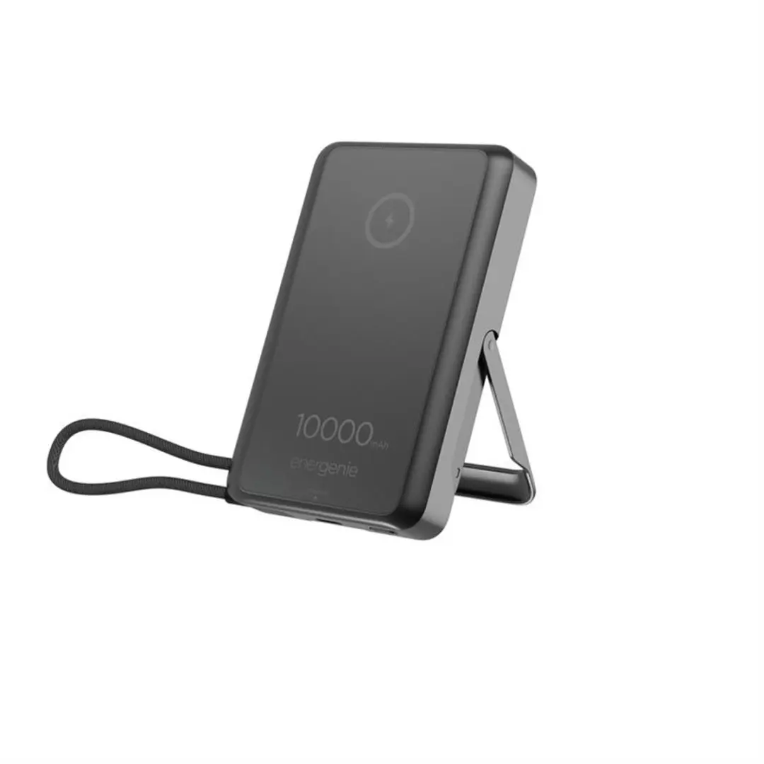 Gembird Powerbank 10000mAh PB10-WPC - MagSafe 15W - 2x Smartphone - Zwart