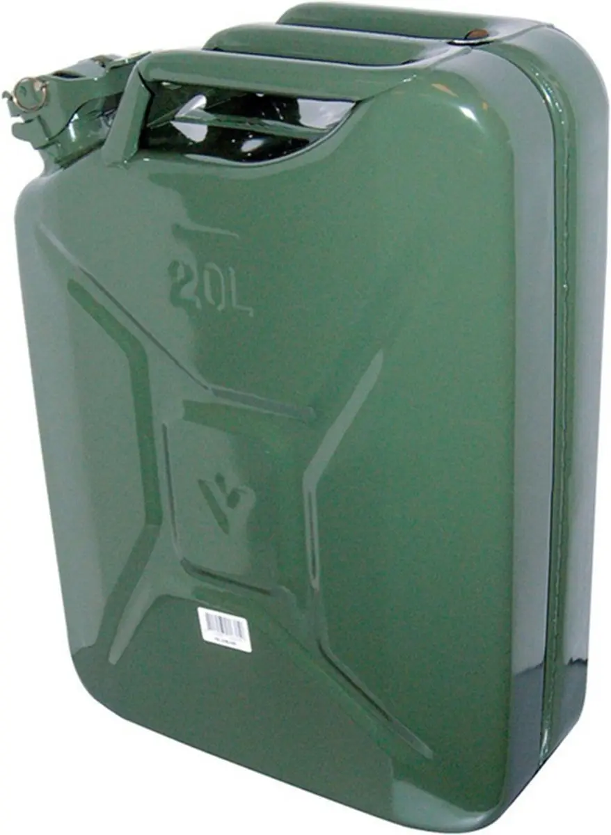 Carpoint Benzinekan Metaal 20L - Groene kleur