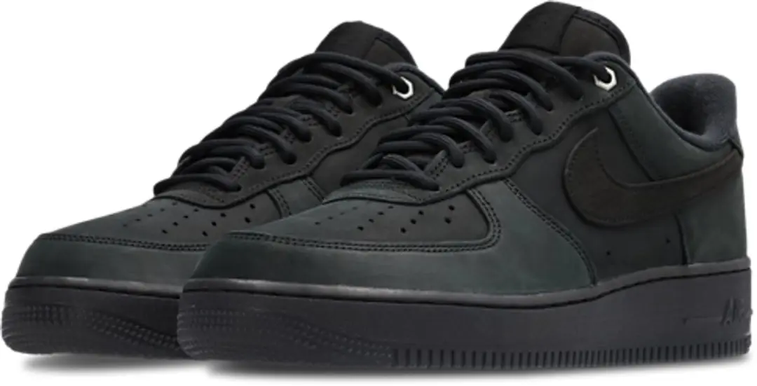 Nike Air Force 1 Low '07 WB Triple Black Nubuck - Maat 40.5