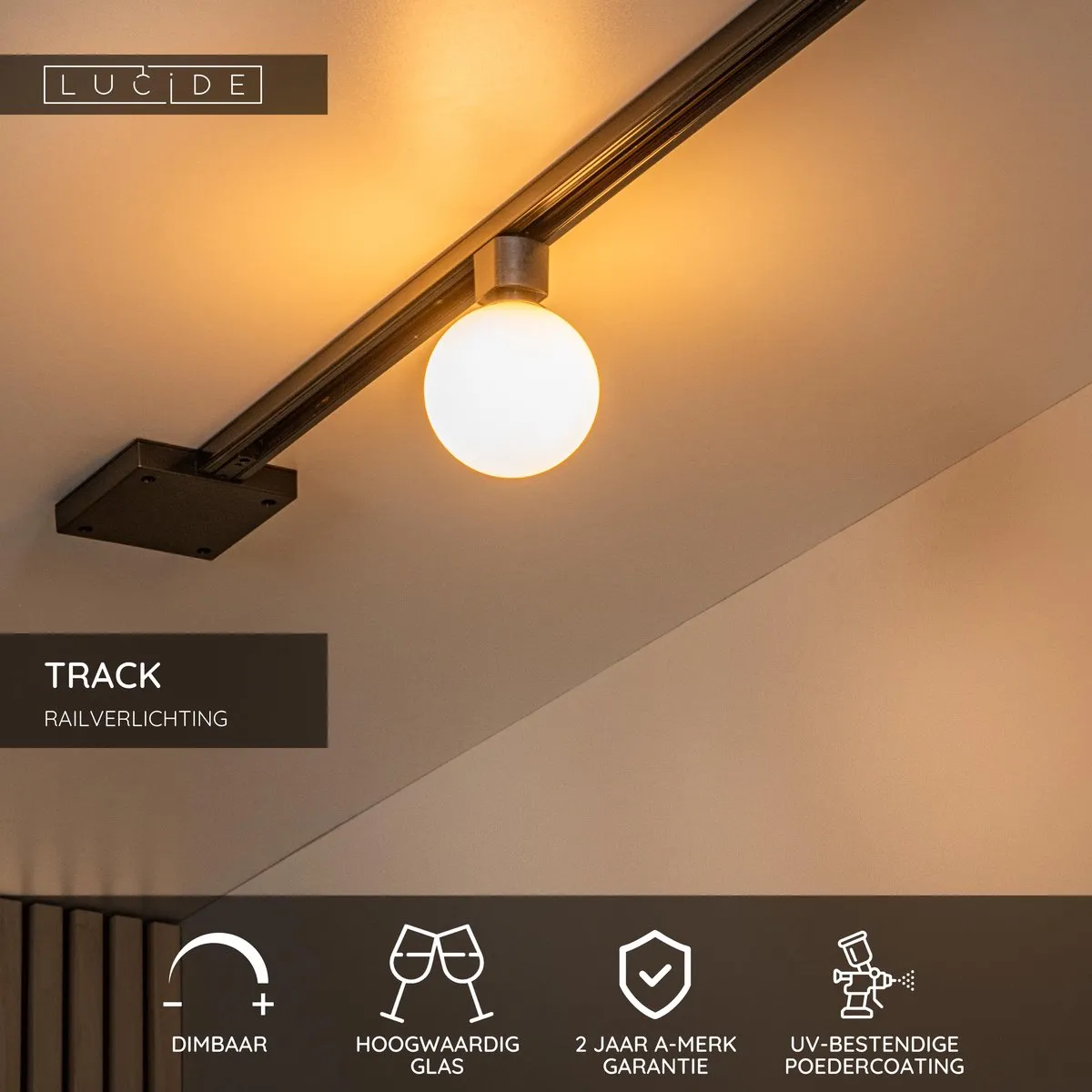 Lucide Track Tycho- Railverlichting G9 - 1x Opaal