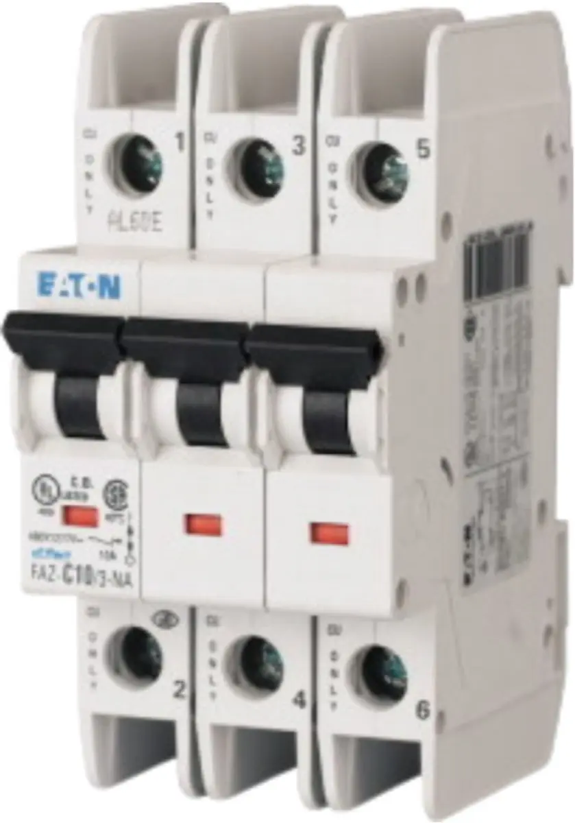 Eaton Leidingbeveiligingsschakelaar 6A 3P B 132718